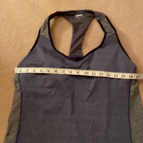 Aqua Grey & Navy tank - Picture 4 of 10